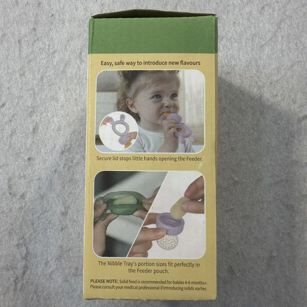 Haakaa Silicone Freeze-N-Feed Mini Combo BPA Free - Lavender 4 Months+ New